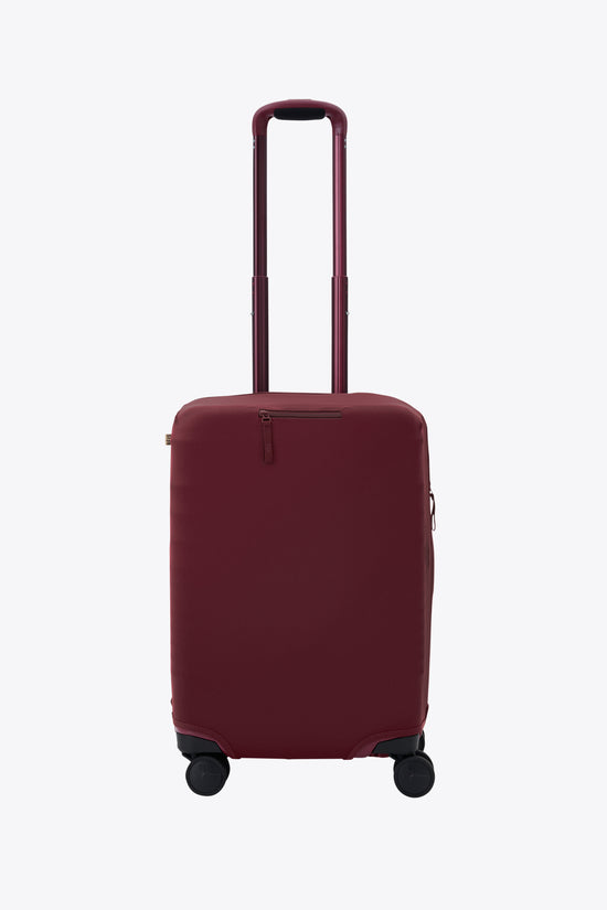 The Carry-On Luggage Cover in Burgundy