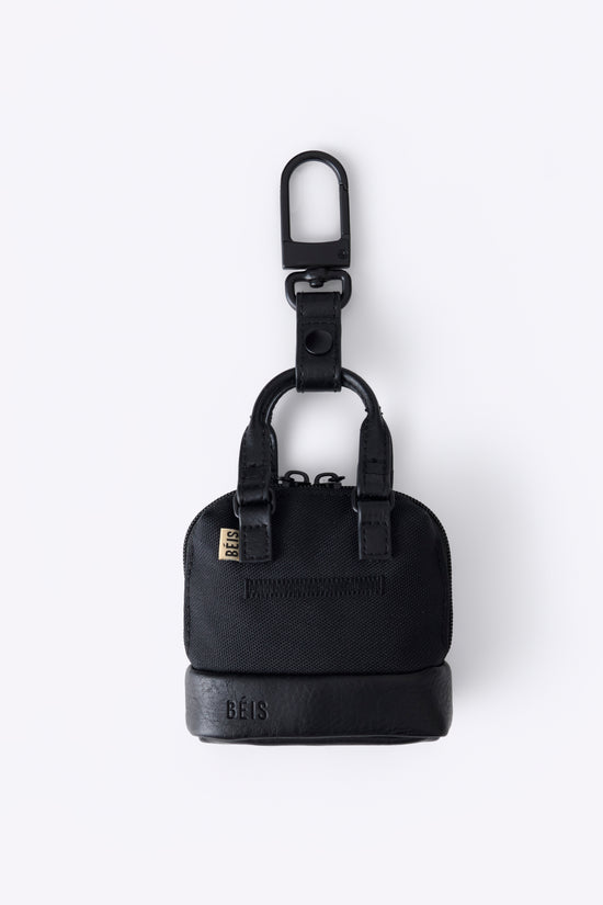 The Micro Weekender Charm in Black