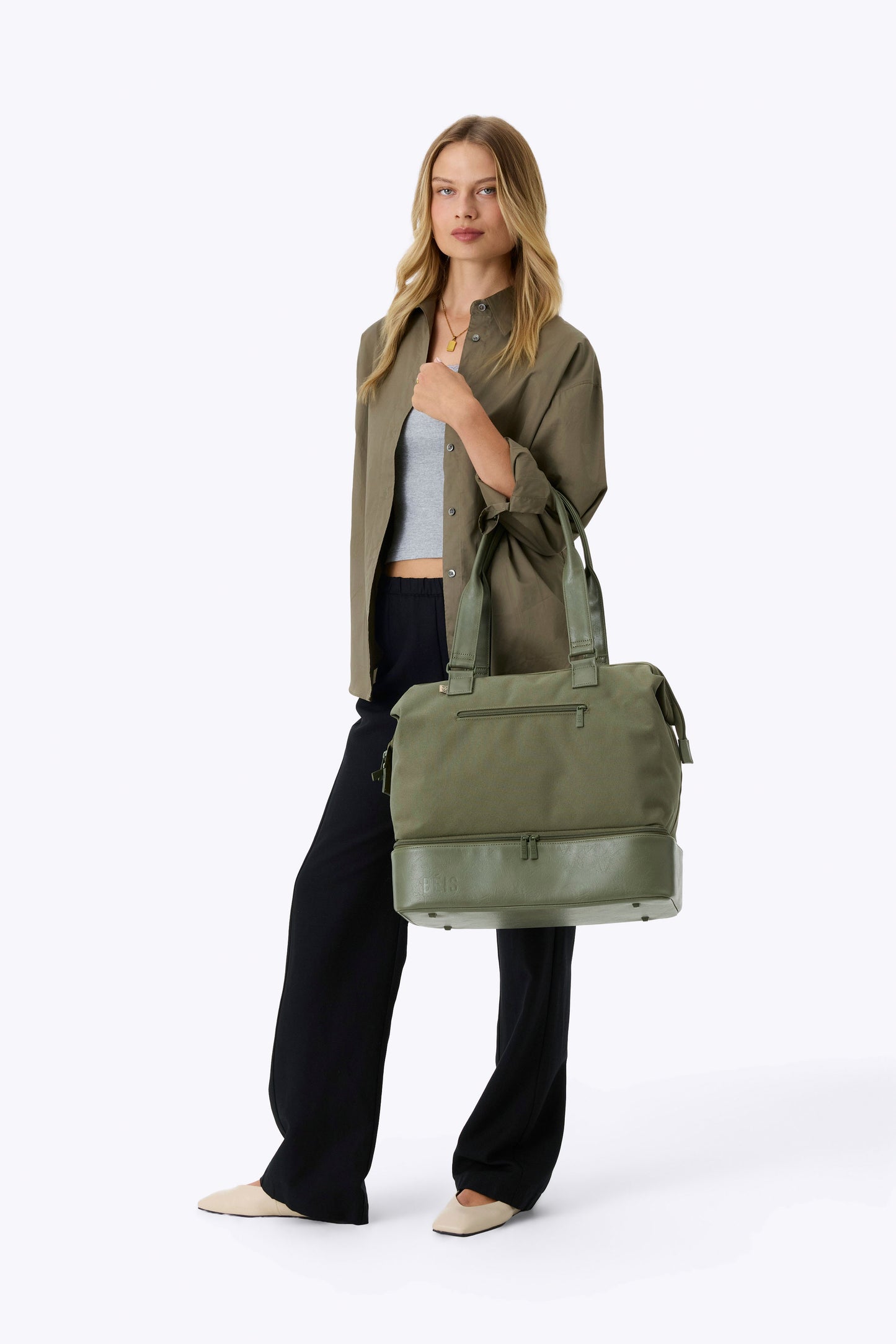 The Mini Weekender in Olive